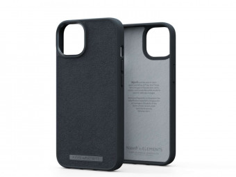 Njord Suede Comfort+ Case iPhone 14 Black