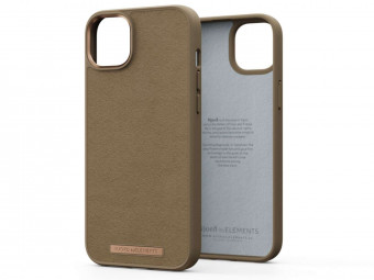 Njord Suede Comfort+ Case iPhone 14 Plus Camel