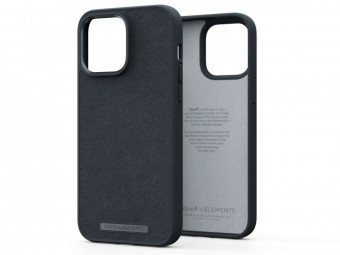Njord Suede Comfort+ Case iPhone 14 Pro Max Black