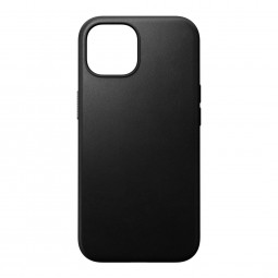 Nomad iPhone 15 Modern Leather Case Black