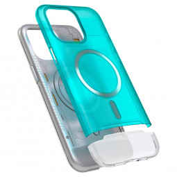 Spigen iPhone 15 Pro Case Classic C1 MagSafe Bondi Blue