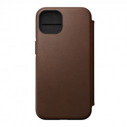Nomad MagSafe Rugged Folio, brown - iPhone 13