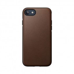Nomad Modern Leather Case, brown - iPhone SE