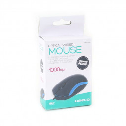 Omega OM07VBL Mouse Black/Blue