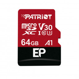 Patriot 64GB microSDXC EP Series Class 10 UHS-I V30 A1 adapter nélkül