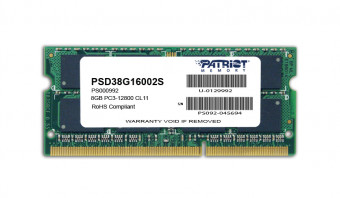 Patriot 8GB DDR3 1600MHz SODIMM