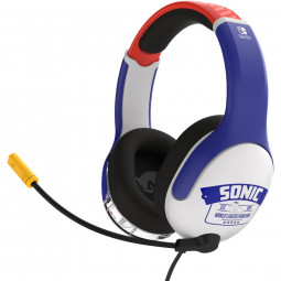 PDP Sonic Go Fast REALMz Headset for Nintendo Switch White/Blue/Red