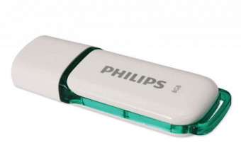Philips 8GB USB 2.0 Snow Edition White/Green