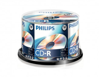 Philips CD-R 80CB 52x 50db/henger (50-es címke)