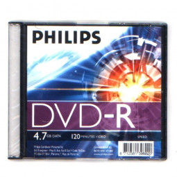 Philips DVD-R 4,7Gb 16x Slim utólag csomagolt