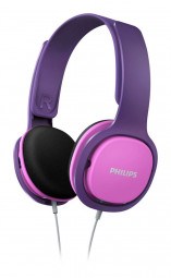 Philips SHK2000PK Headphones Puprle/Pink