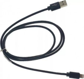 Platinet Omega Metal Lightning to USB cable 1m Black