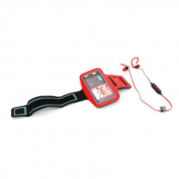 Platinet PM1075R Bluetooth Sport Headset + Arm Band Red