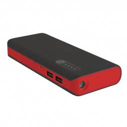 Platinet PMPB80BR 8000mAh Power Bank and Torch + microUSB Cable Black/Red