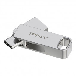 PNY 128GB Duo Link Flash Drive USB3.2 Silver