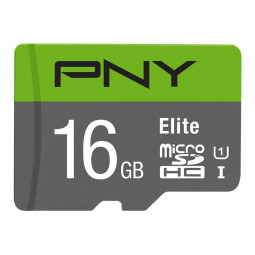 PNY 16GB microSDXC Elite Class 10 UHS-I + adapterrel