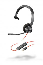 Poly Plantronics Blackwire C3310-M Headset Black
