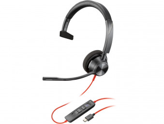 Poly Plantronics Blackwire C3310-M USB-C/A Headset Black
