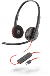 Poly Plantronics Blackwire USB-C C3210 Headset Black