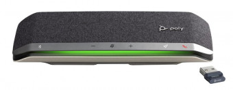 Poly Plantronics Sync 40+ USB-A/USB-C + BT600 Conferencing Speaker Black/Silver