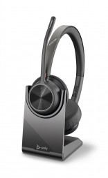 Poly Plantronics Voyager 4320 UC Stereo with Charge Stand Wireless headset Black