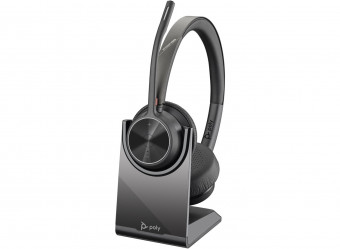 Poly Plantronics Voyager 4320 USB-C Headset +BT700 dongle +Charging Stand