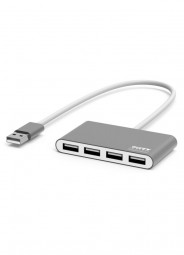 Port Designs HUB 4 Ports USB 3.0 Grey