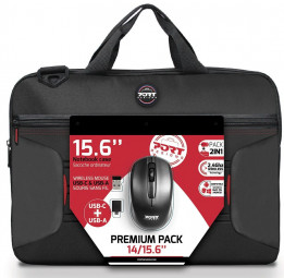 Port Designs PC Bag + Wireless Mouse 15,6