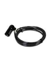 Port Designs PORT CONNECT Combination Safety Cable Black