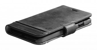 Cellularline Premium Cellularine Supreme Leather Book Case for Apple iPhone 12 Pro Max, Black