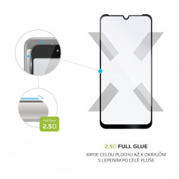 FIXED Protective tempered glass Full-Cover for Motorola Moto E6i, full screen gluing, black