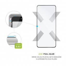 FIXED Protective tempered glass Full-Cover for OnePlus 9, full screen gluing, black
