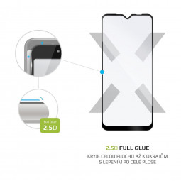 FIXED Protective tempered glass Full-Cover for Vivo Y11s, full screen gluing, black