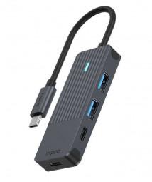 Rapoo 4-portos USB3.2 HUB Grey