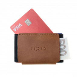 FIXED Real leather Tiny Wallet, brown