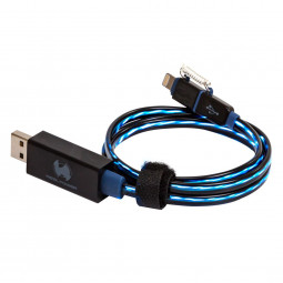 Realpower floating cable 2in1 74,5cm Blue
