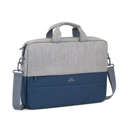 RivaCase 7532 Anti-theft Laptop Bag 15,6'''' Grey/Dark blue