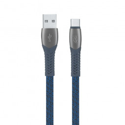 RivaCase Egmont PS6102 BL12 Type-C / USB 2.0 cable 1,2m Blue