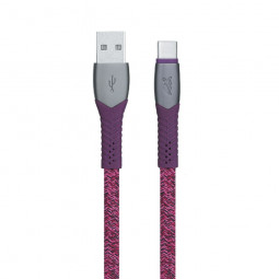 RivaCase Egmont PS6102 RD12 Type-C / USB 2.0 cable 1,2m Red