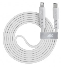 RivaCase PS6007 WT12 ENG Type-C / Lightning cable, 1,2m white