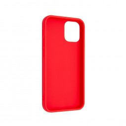 FIXED Rubber back cover Story for Apple iPhone 12 Mini, red