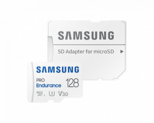 Samsung 128GB microSDXC Class10  U3 V30 PRO Endurance + adapterrel