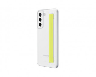 Samsung S21 FE Clear Strap Cover White