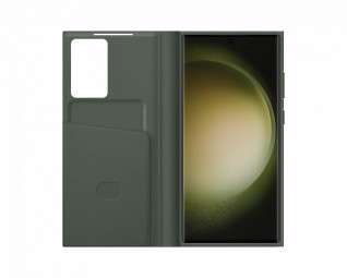 Samsung Galaxy S23 Ultra Smart View Wallet Case Green