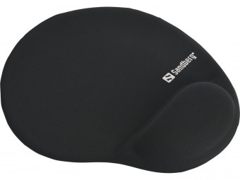 Sandberg Gel Mousepad with Wrist Rest Black