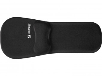 Sandberg Gel Mousepad Wrist + Arm Rest Black