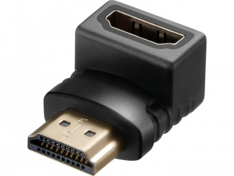 Sandberg HDMI 2.0 angled adapter plug Black