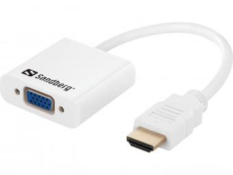 Sandberg HDMI to VGA+Audio Converter White