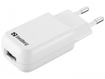 Sandberg Mini AC charger USB 1A EU White