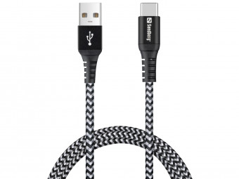 Sandberg Survivor USB-C- USB-A Cable 1m Black
